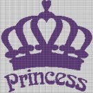 PRINCESS CROCHET AFGHAN PATTERN GRAPH