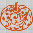 PUMPKIN WITH TENDONS CROCHET AFGHAN PATTERN GRAPH