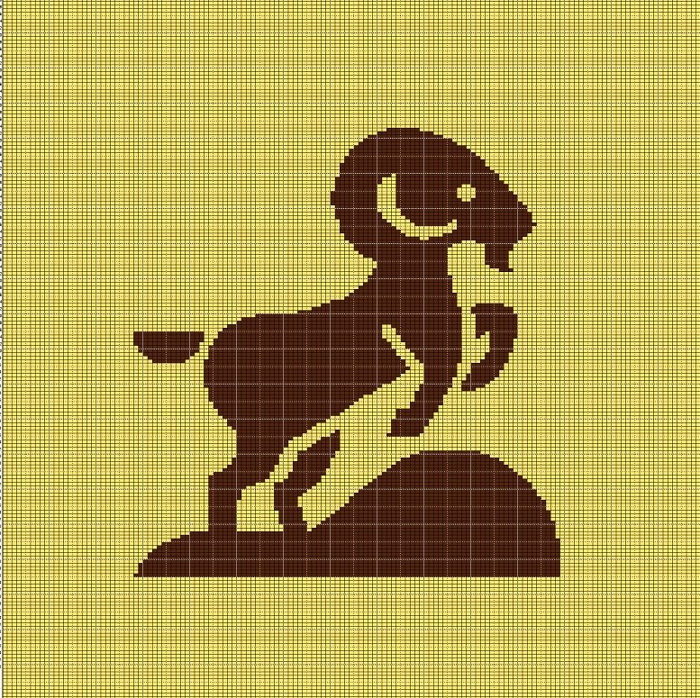 RAM CROCHET AFGHAN PATTERN GRAPH