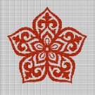 RED FLOWER MOTIF CROCHET AFGHAN PATTERN GRAPH RED FLOWER MOTIF CROCHET AFGHAN PATTERN GRAPH