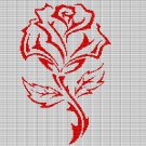 RED ROSE 2 CROCHET AFGHAN PATTERN GRAPH