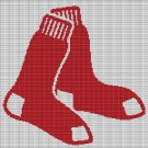 RED SOX CROCHET AFGHAN PATTERN GRAPH