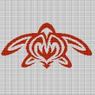 RED TURTLE CROCHET AFGHAN PATTERN GRAPH