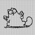 SIMON'S CAT 5 CROCHET AFGHAN PATTERN GRAPH