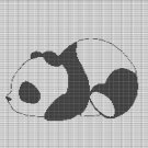 SLEEPING PANDA 2 CROCHET AFGHAN PATTERN GRAPH