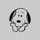 SNOOPY HEAD CROCHET AFGHAN PATTERN GRAPH