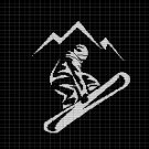 SNOWBOARD CROCHET AFGHAN PATTERN GRAPH