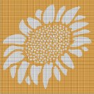 SUNFLOWER 2 CROCHET AFGHAN PATTERN GRAPH