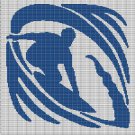 SURF CROCHET AFGHAN PATTERN GRAPH