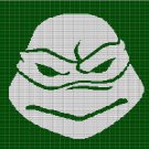TEENAGE MUTANT NINJA TURTLE FACE CROCHET AFGHAN PATTERN GRAPH