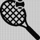 TENIS CROCHET AFGHAN PATTERN GRAPH