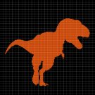 T-REX CROCHET AFGHAN PATTERN GRAPH T-REX CROCHET AFGHAN PATTERN GRAPH