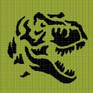 T-REX HEAD CROCHET AFGHAN PATTERN GRAPH T-REX HEAD CROCHET AFGHAN PATTERN GRAPH