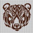 TRIBAL BEAR HEAD CROCHET AFGHAN PATTERN GRAPH TRIBAL BEAR HEAD CROCHET AFGHAN PATTERN GRAPH