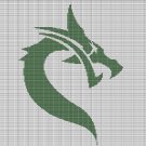 TRIBAL DRAGON HEAD CROCHET AFGHAN PATTERN GRAPH
