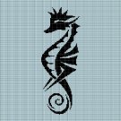 TRIBAL SEAHORSE CROCHET AFGHAN PATTERN GRAPH