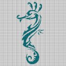 TRIBAL SEAHORSE 2 CROCHET AFGHAN PATTERN GRAPH