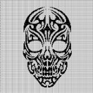 TRIBAL SKULL 3 CROCHET AFGHAN PATTERN GRAPH