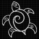 TURTLE 5 CROCHET AFGHAN PATTERN GRAPH