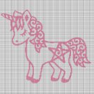 UNICORN 2 CROCHET AFGHAN PATTERN GRAPH