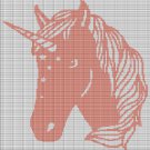 UNICORN HEAD 3 CROCHET AFGHAN PATTERN GRAPH