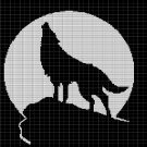 WOLF AND MOON 3 CROCHET AFGHAN PATTERN GRAPH