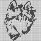 WOLF HEAD 7 CROCHET AFGHAN PATTERN GRAPH WOLF HEAD 7 CROCHET AFGHAN PATTERN GRAPH