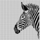ZEBRA HEAD CROCHET AFGHAN PATTERN GRAPH