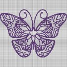 ART BUTTERFLY 4 CROCHET AFGHAN PATTERN GRAPH