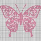 ART BUTTERFLY 5 CROCHET AFGHAN PATTERN GRAPH