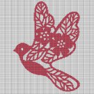 ART BIRD CROCHET AFGHAN PATTERN GRAPH