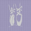 BALLET SHOES CROCHET AFGHAN PATTERN GRAPH
