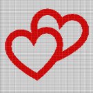 HEARTS 10 CROCHET AFGHAN PATTERN GRAPH