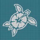 HIBISCUS TURTLE CROCHET AFGHAN PATTERN GRAPH
