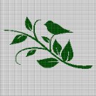 BIRD ON THE BRANCH 6 CROCHET AFGHAN PATTERN GRAPH