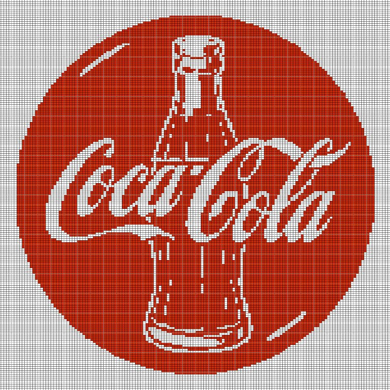 COCA COLA CROCHET AFGHAN PATTERN GRAPH