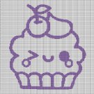 CUTE CUPCAKE CROCHET AFGHAN PATTERN GRAPH