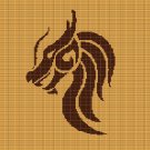 DRAGON HEAD 5 CROCHET AFGHAN PATTERN GRAPH