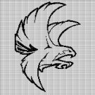EAGLE SILHOUETTE CROCHET AFGHAN PATTERN GRAPH