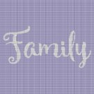 FAMILY 3 CROCHET AFGHAN PATTERN GRAPH