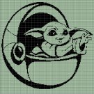 BABY YODA CROCHET AFGHAN PATTERN GRAPH