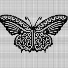 ART BUTTERFLY 7 CROCHET AFGHAN PATTERN GRAPH