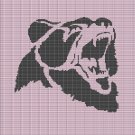 BEAR HEAD 4 CROCHET AFGHAN PATTERN GRAPH
