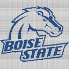 BOISE STATE LOGO CROCHET AFGHAN PATTERN GRAPH