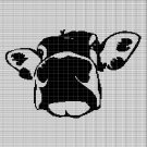 COW HEAD 2 CROCHET AFGHAN PATTERN GRAPH