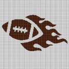 FOOTBALL BALL CROCHET AFGHAN PATTERN GRAPH