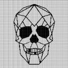 GEOMETRIC SKULL CROCHET AFGHAN PATTERN GRAPH