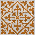 GOLD MOSAIC CROCHET AFGHAN PATTERN GRAPH