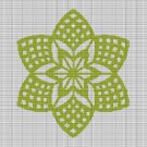 GREEN FLOWER 4 CROCHET AFGHAN PATTERN GRAPH