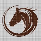 HORSE HEAD 11 CROCHET AFGHAN PATTERN GRAPH